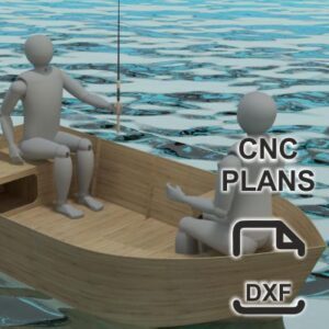 340 cm x 160 cm – Power Boat – CNC plans