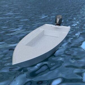 425 cm x 170 cm – Aluminium Skiff Power Boat – Plans