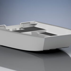 10 FOOT (2,95M) ALUMINUM FLAT BOTTOM POWER BOAT PLANS