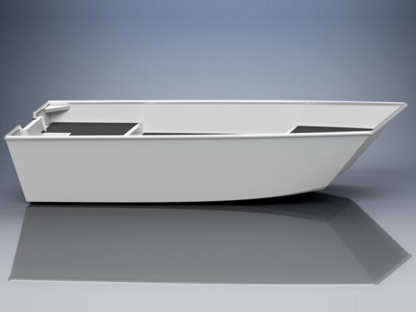 10 FOOT (2,95M) ALUMINUM FLAT BOTTOM POWER BOAT PLANS