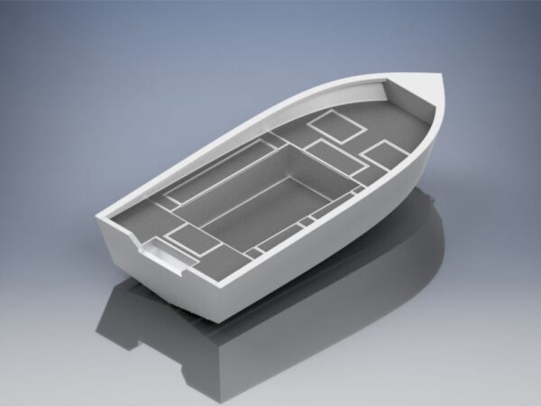 13 FOOT (3,95M) ALUMINUM UTILITY SKIFF PLANS