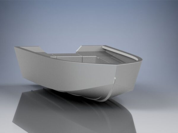 13 FOOT (3,95M) ALUMINUM UTILITY SKIFF PLANS