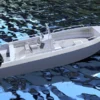 18 Foot (5.50m) Aluminum Skiff Plans with center console